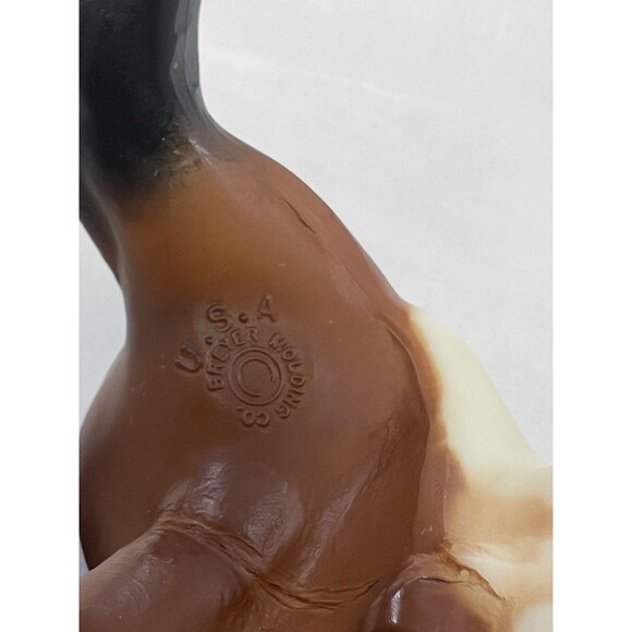 Vintage 1990-91 Breyer #828 Overo Paint American Mustang Semi-Rearing Stallion - Picture 7 of 10